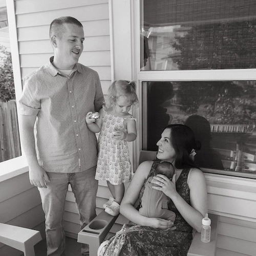 A picture of Jacob Henning and Family