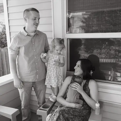 A picture of Jacob Henning and Family